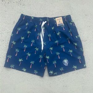NWT Chubbies Palm Tree Swim Shorts Size XXL